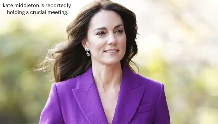 Kate Middleton Is Reportedly Holding a Crucial Meeting